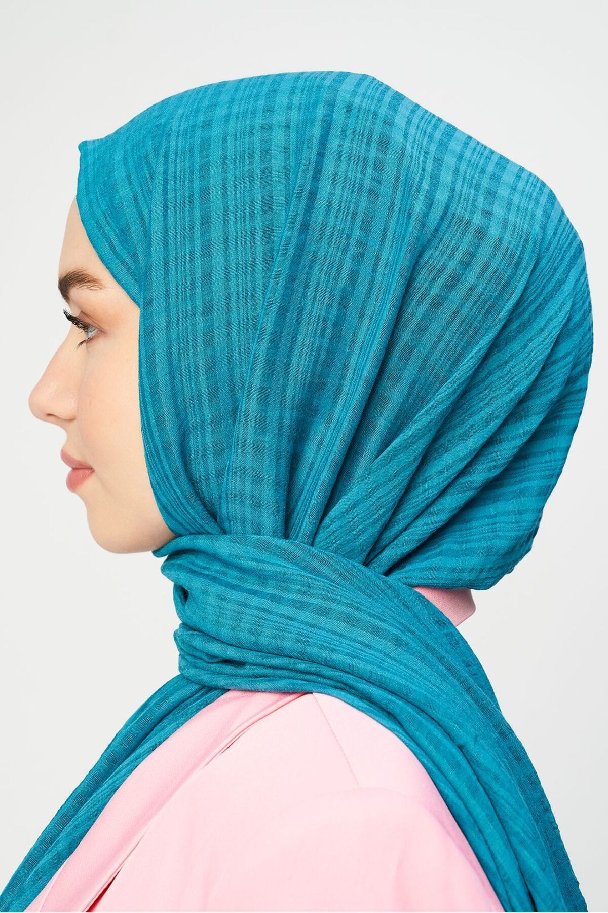 Modakaşmir-Misto Cotton Series Shawl Ultramarine 3