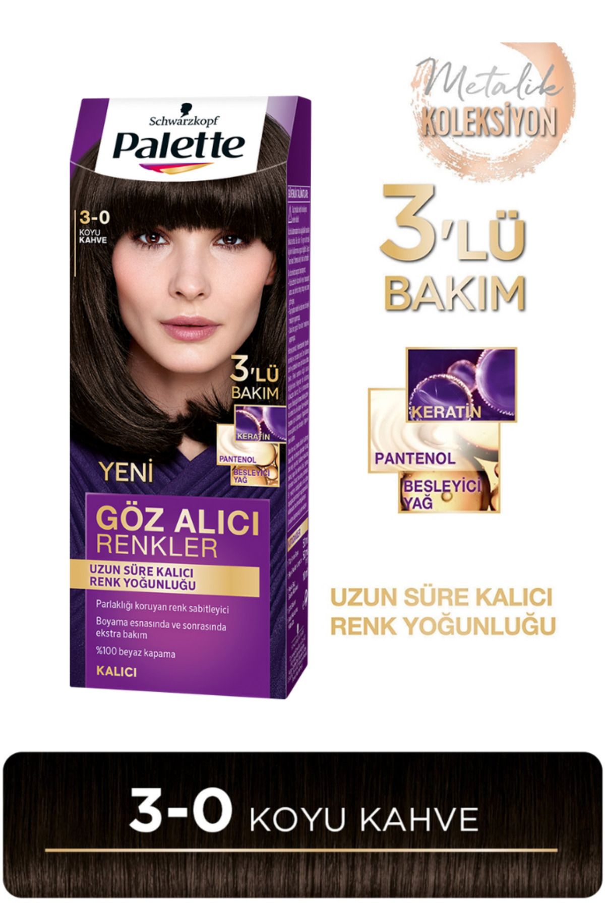 رنگ مو پلت PLTGARKK30