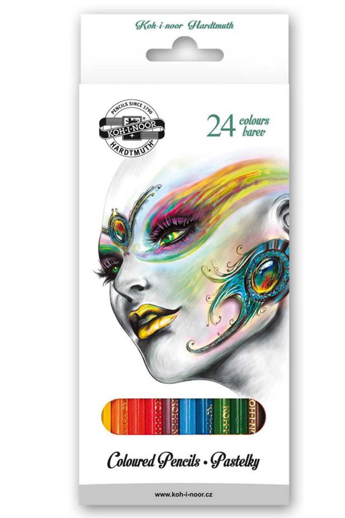 Koh-i Noor Kohinoor Kuruboya Kalem Set 24 Renk 3554