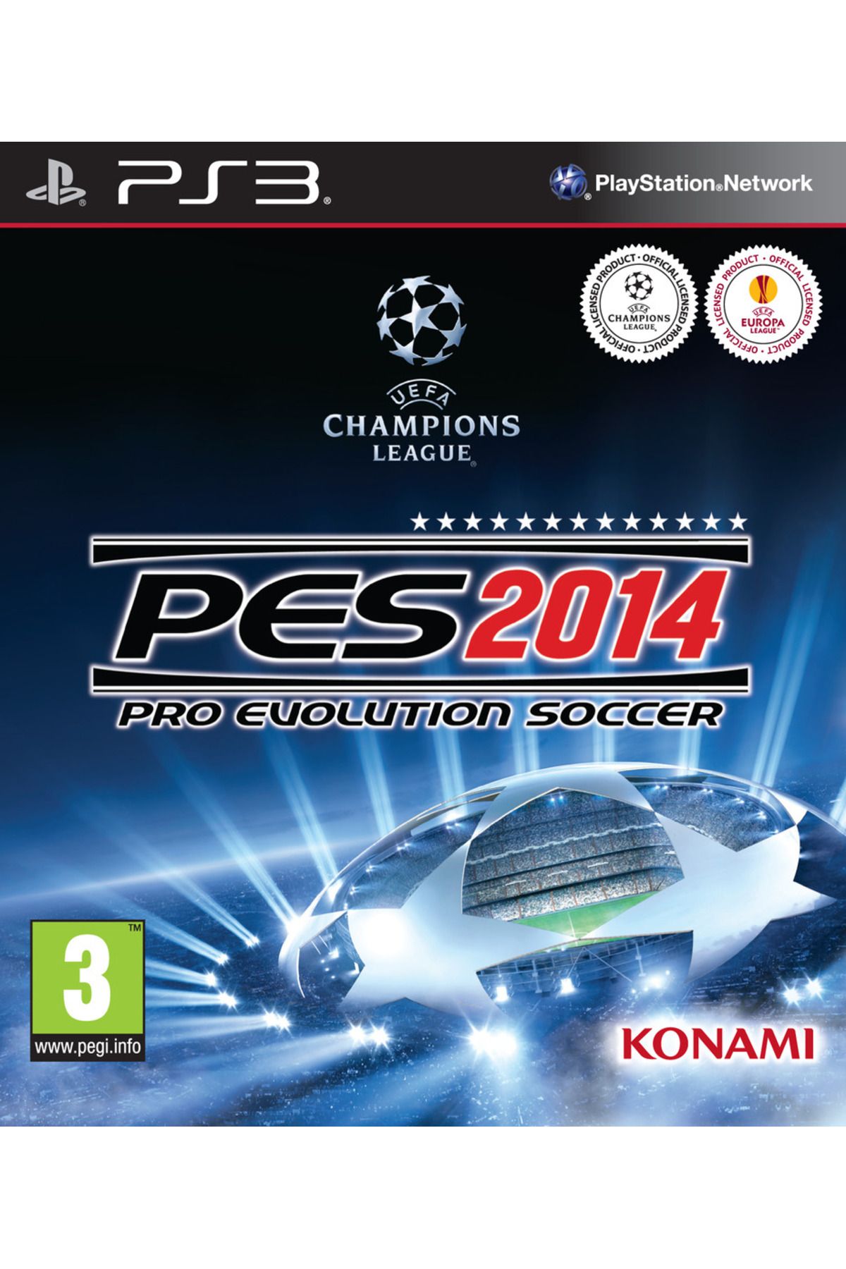 KONAMI Pes 2014 Ps3 Oyun