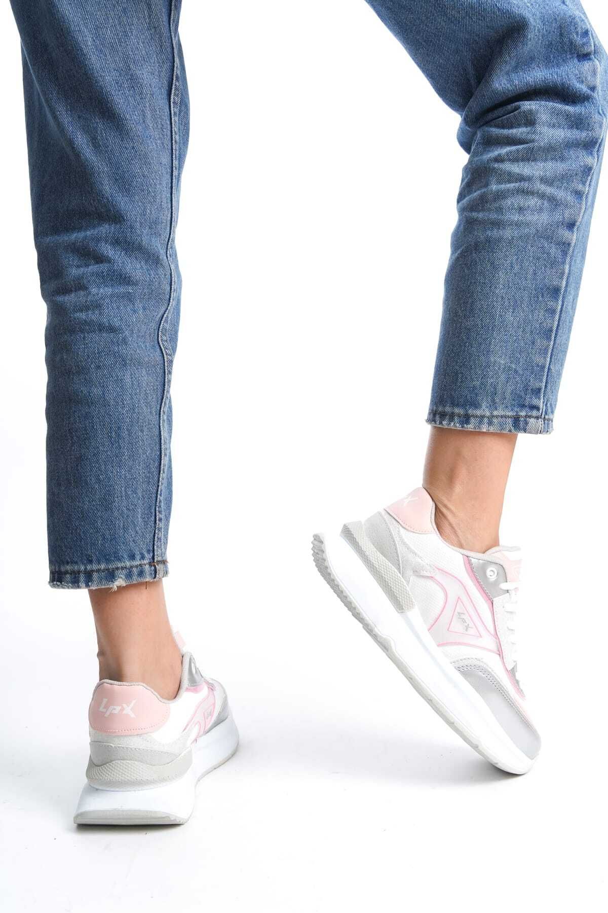 Weynes-Pink Women's Triangle Detailed Orthopedic Casual Shoes Wsb0632 4