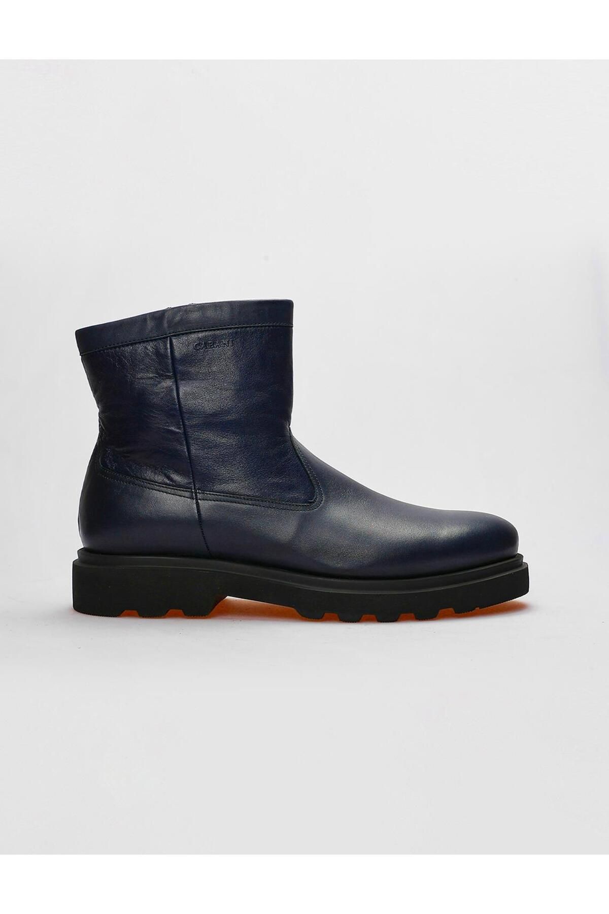 Dark blue leather hotsell boots
