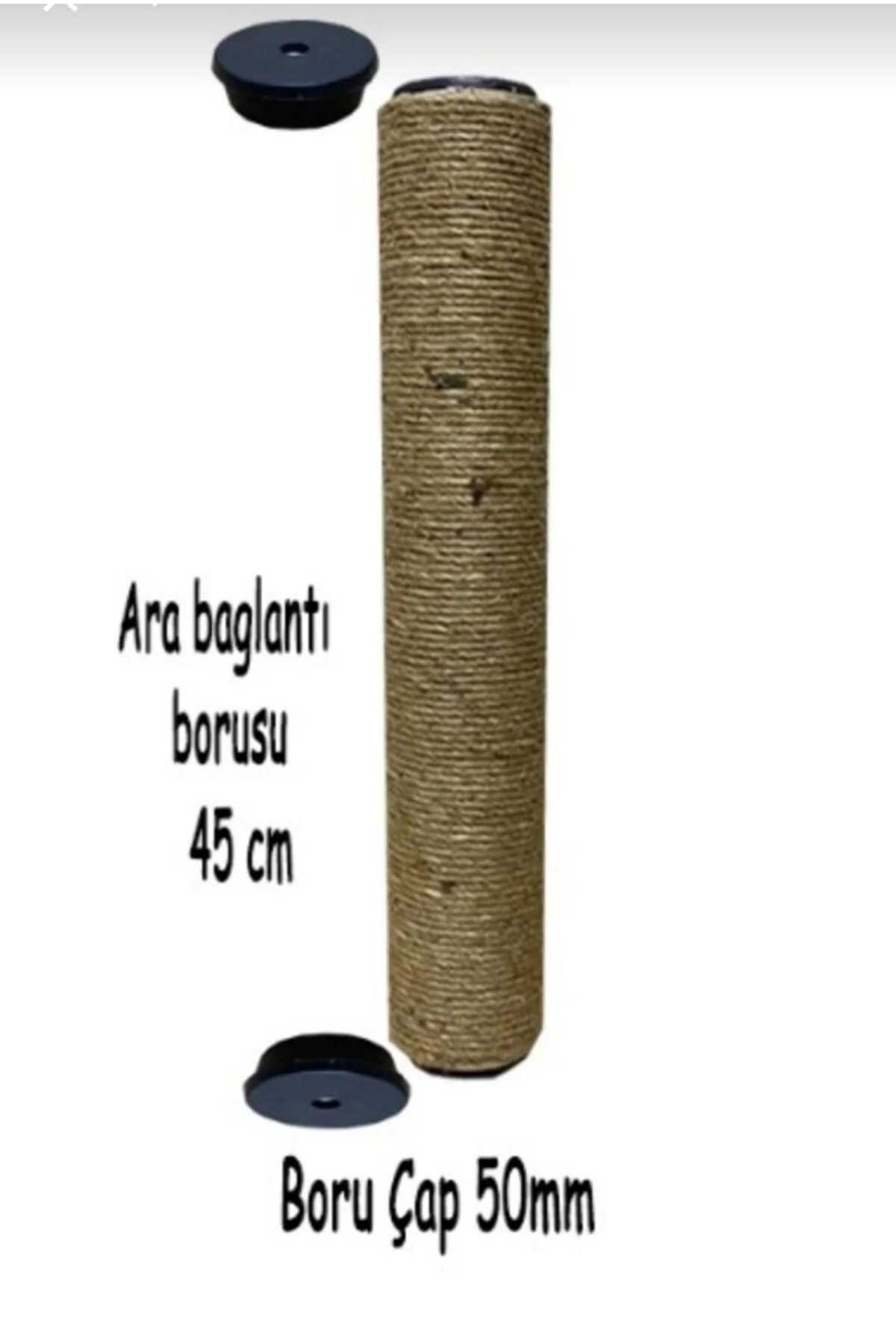 Mavi Kaktüs Kedi Tırmalama Sütunu - Kedi Evi Yedek Tırmalama Borusu - Tırmalama Tahtası - 45 Cm Dişi-Dişi