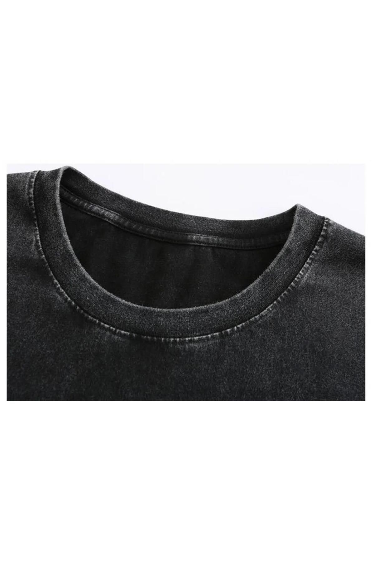 Touz Moda Y kamal Streetwear Rose Bask l Unisex Oversize Vintage T shirt Fiyat Yorumlar Trendyol