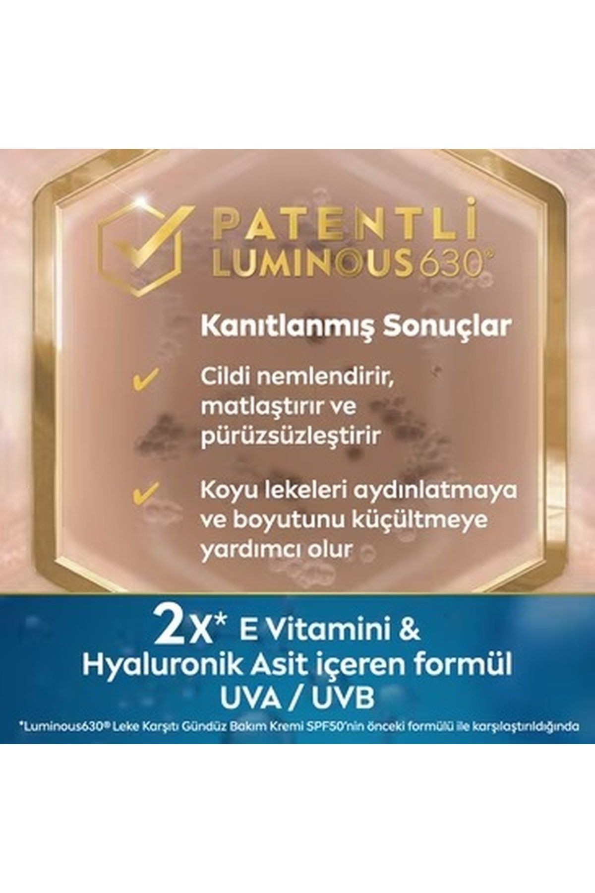 NIVEA کرم مراقبت روزانه ضد لکه Luminous630 SPF50 با حجم 40 میلی لیتر