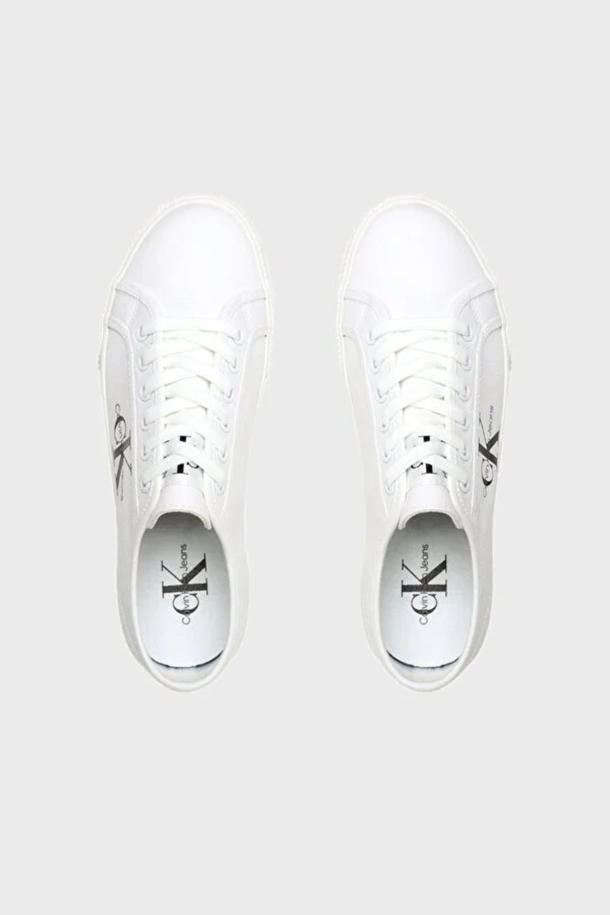 اسنیکر زنانه سفید کلوین کلاین | YW0YW00482 اورجینال - تصویر 3