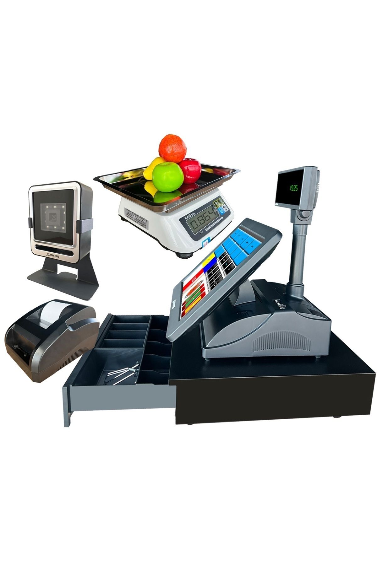 Microser-M34 Barcode System Cas Brand Scale Ready 20bin Product Installed Easy to Educate, Guaranteed System 4