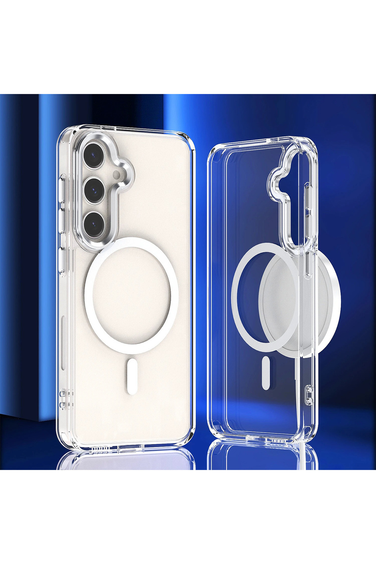Samsung Galaxy S24 Case Magsafe Featured Camera Frame Protruding Durable Transparent Premium