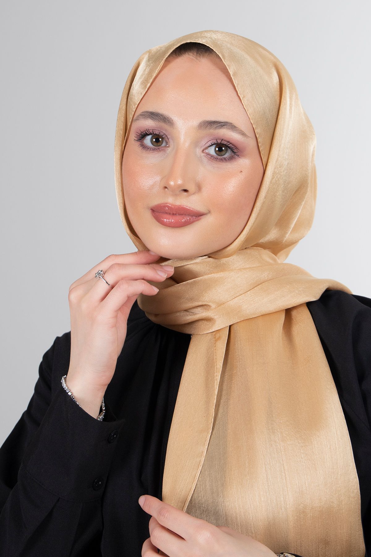 HAREM SCARF-Gold Janjan Shawl 7