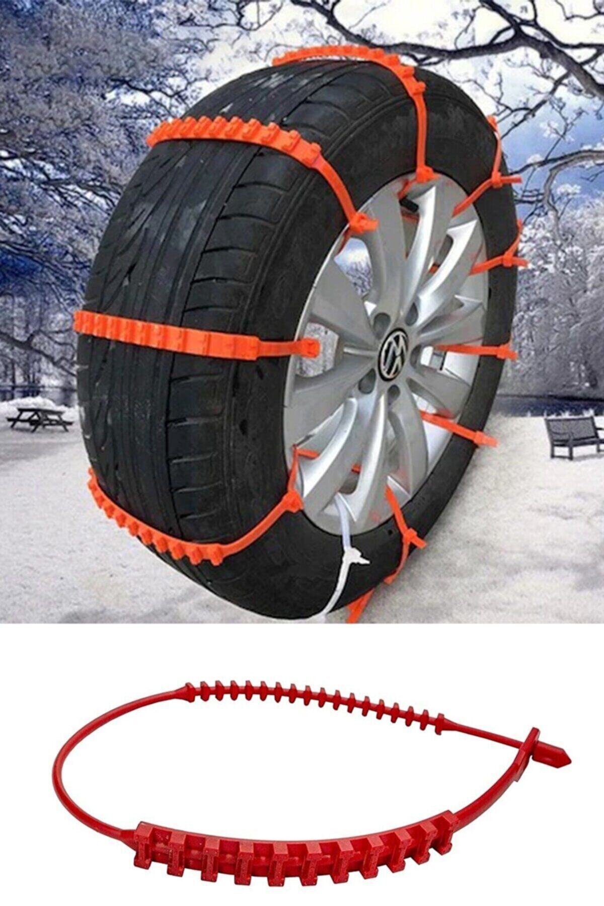 MeyZone Yeni Nesil Tak Çıkar Pratik Kar Zinciri Lastik Zinciri 8'li