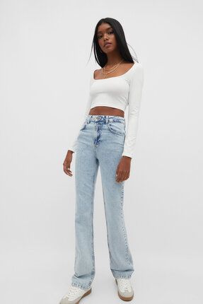 Stradivarius Straight Comfort Fit Jean Fiyat Yorumlar Trendyol