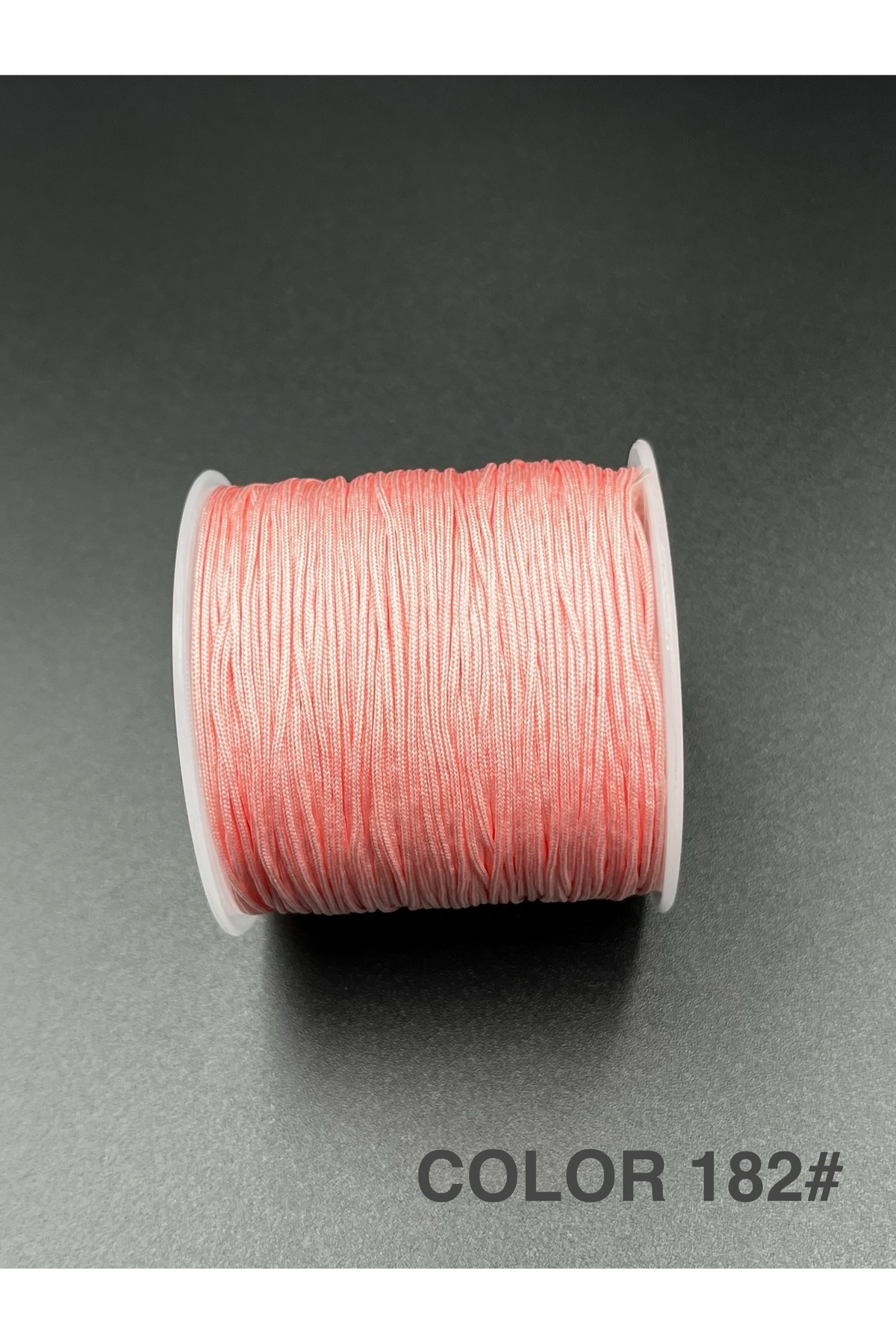 0.8 mm Powder Pink Parachute Rope Color 182 Jewelry Making Accessory (100 Meters)