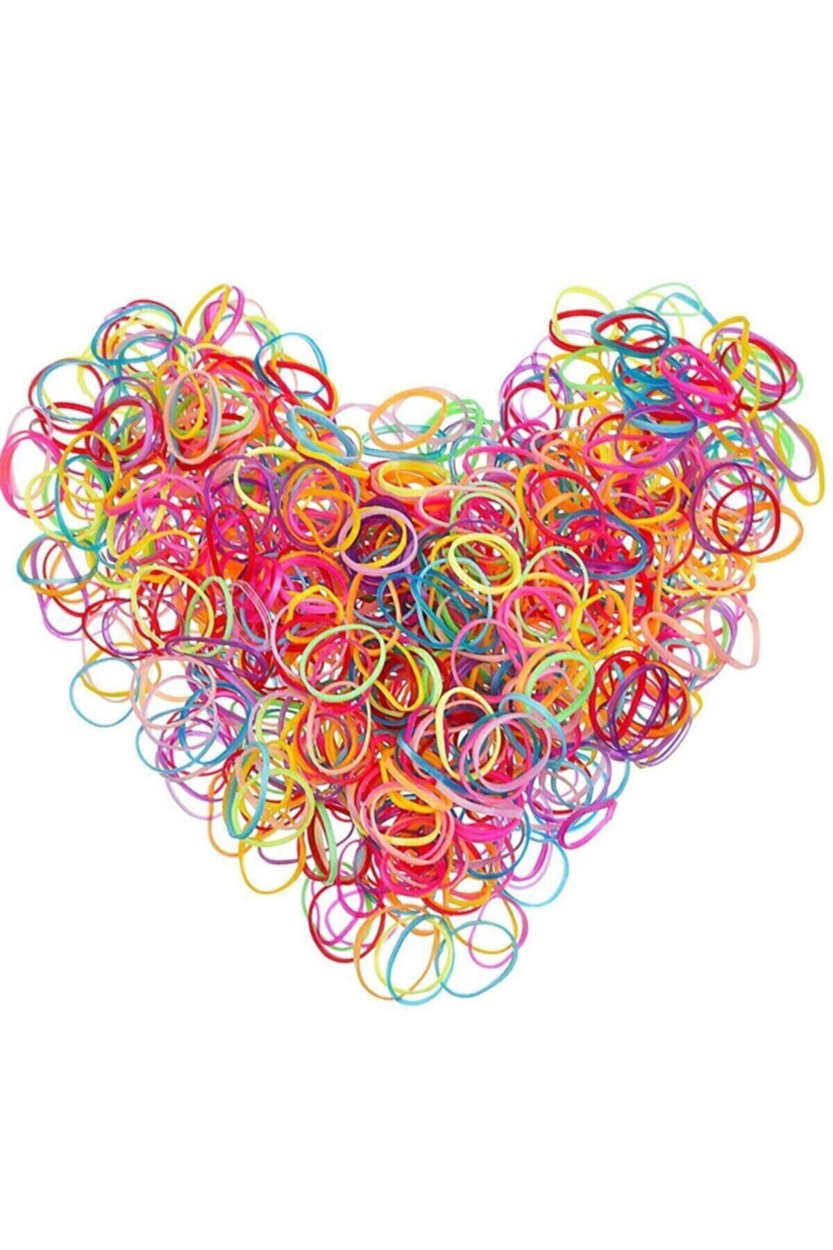 GÜLPEŞE-800 Pieces of Hair Braid Elastics, Elastic Clasps for Baby, Elastic Clasps for Girls 2