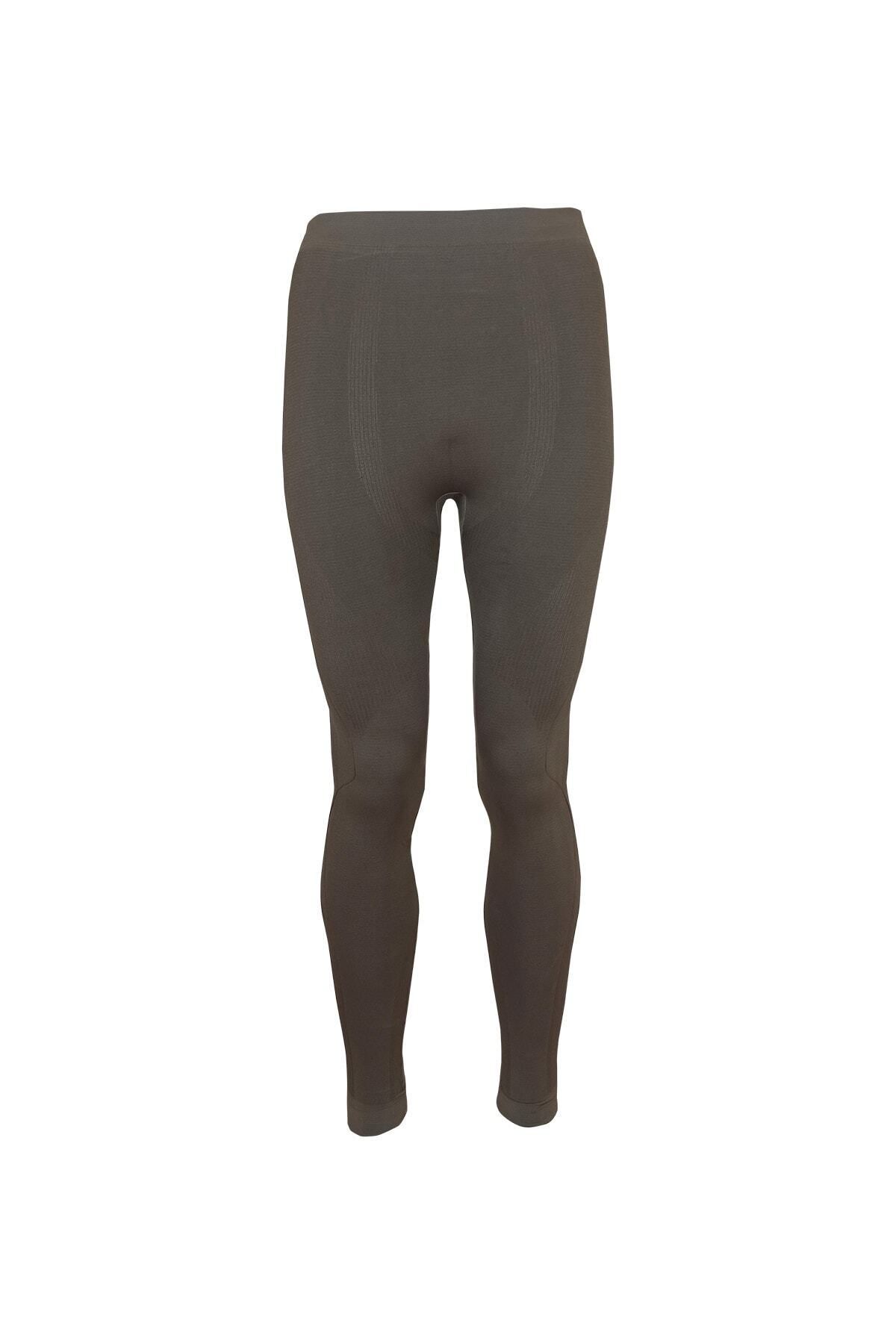 baim Colanți Termici Pentru Bărbați, Verde Kaki, Fără Sudură Masculin - M