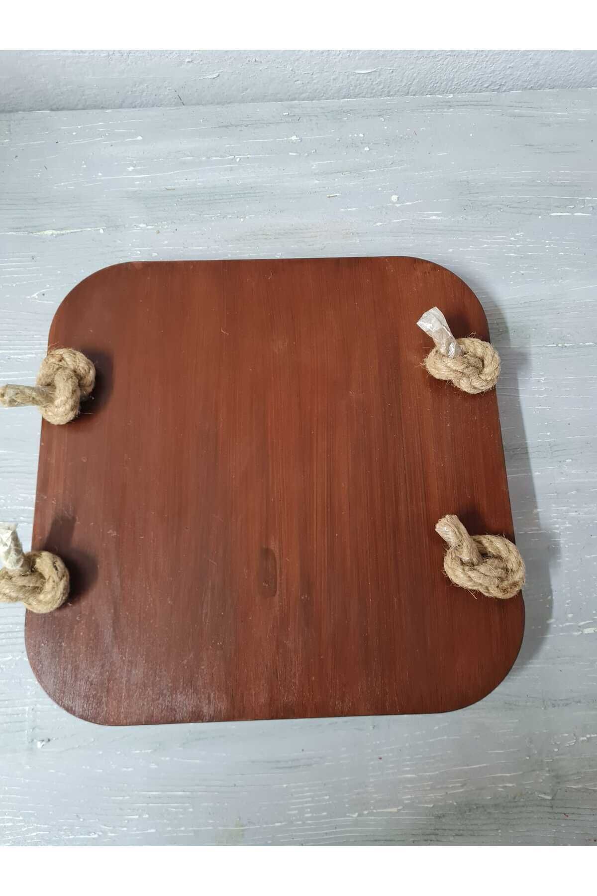 BENERS DESIGN-Rope Handle Design Square Tray, Model 1 4