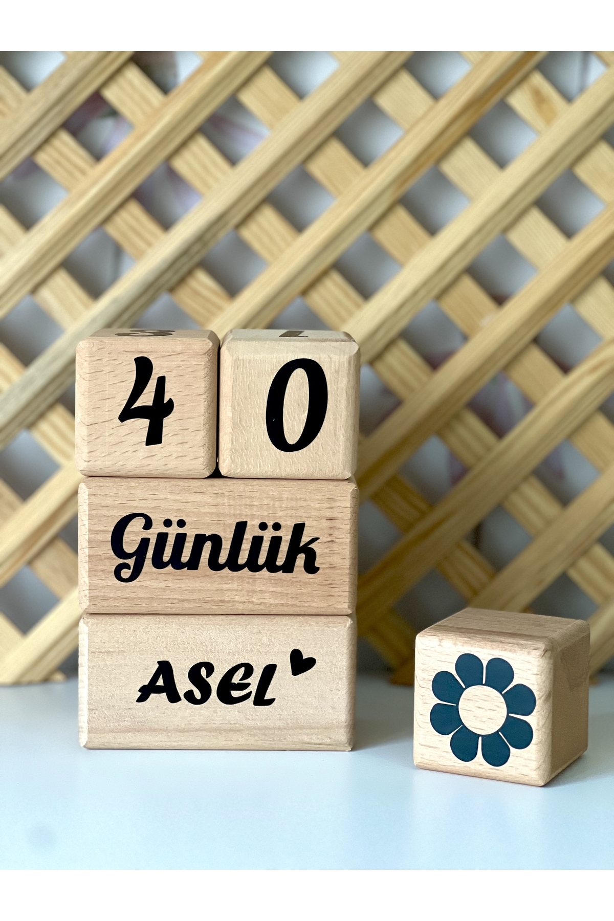 Anne Bebek Kişiye Özel Siyah Türkçe 6 Parça Anı Küpü Dekor Ve Fotoğraf Cekımk Küpp