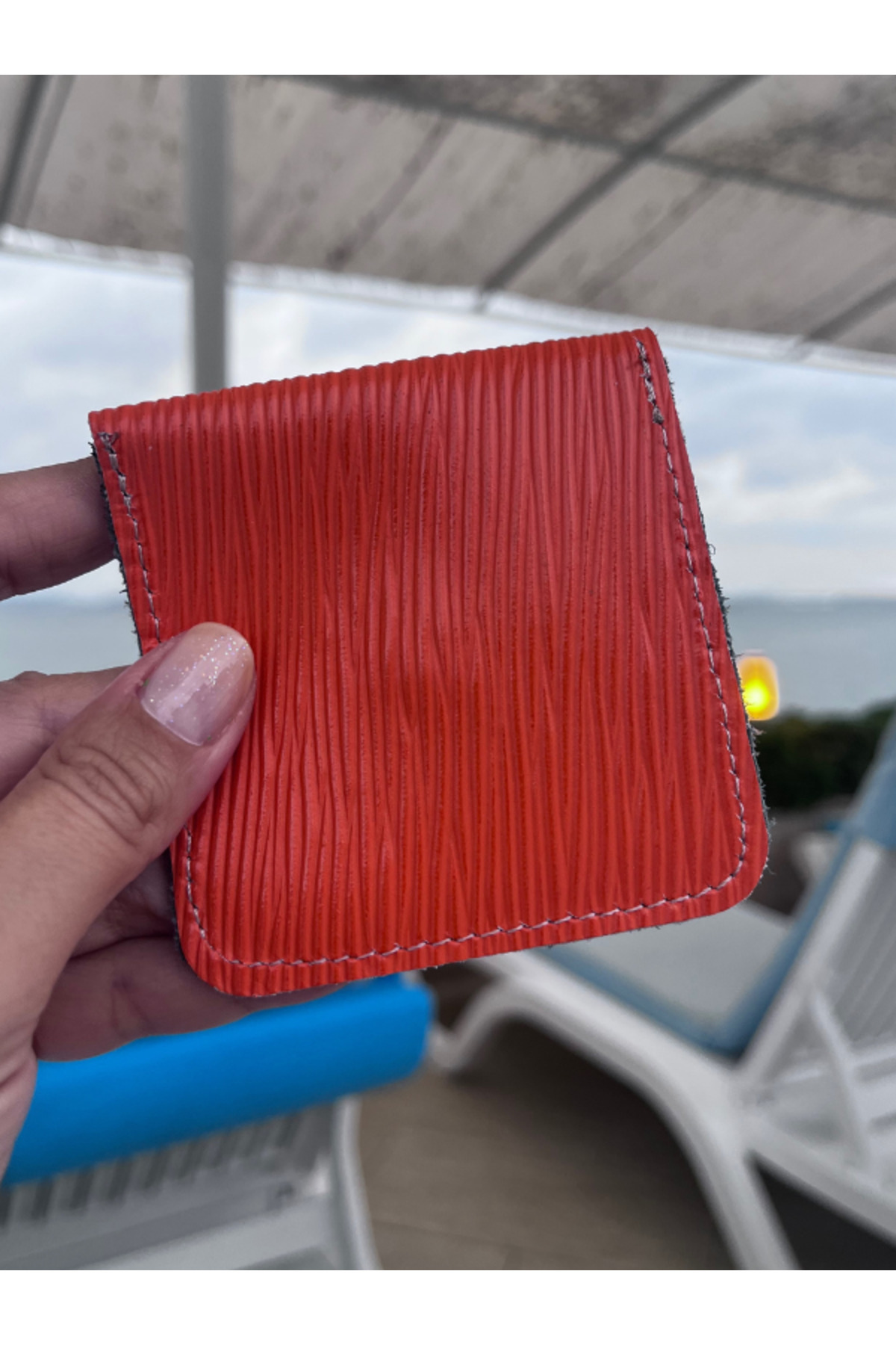 کیف پول مردانه آبی Pinkylola | Bharfihakikideri001 اورجینال - تصویر 3