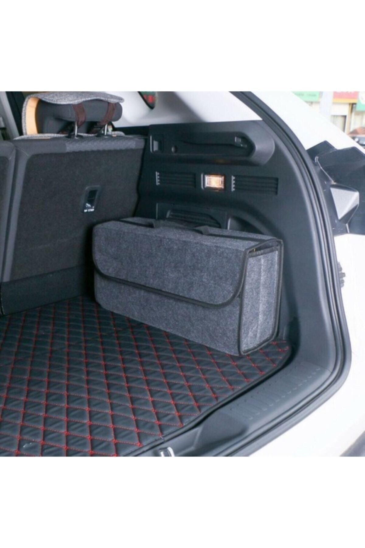 TORUKTEX Oto Bagaj Düzenleyici Uyumlu  Araba Araç Içi Keçe Çanta Organizer