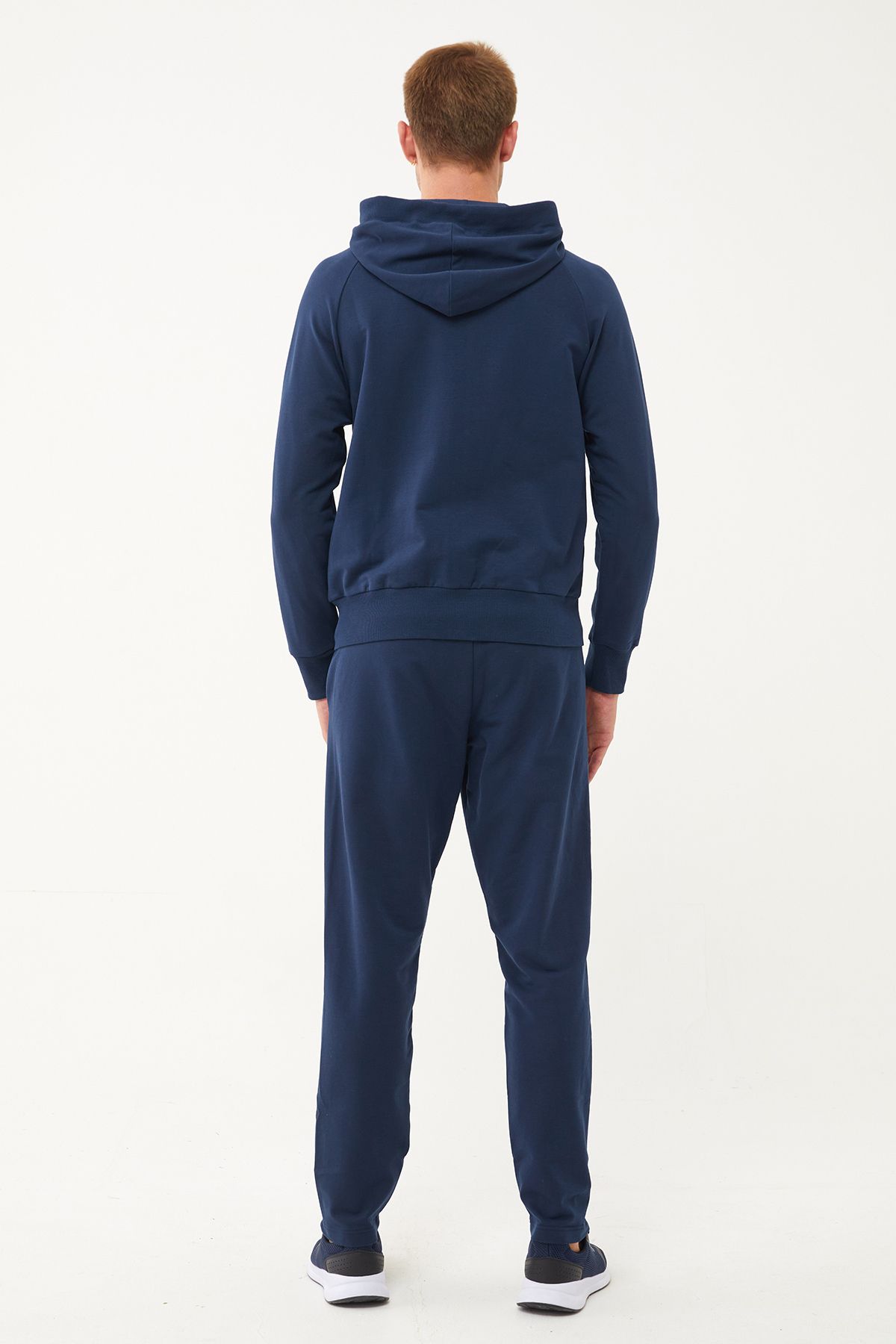 Navy blue discount sweatsuit mens