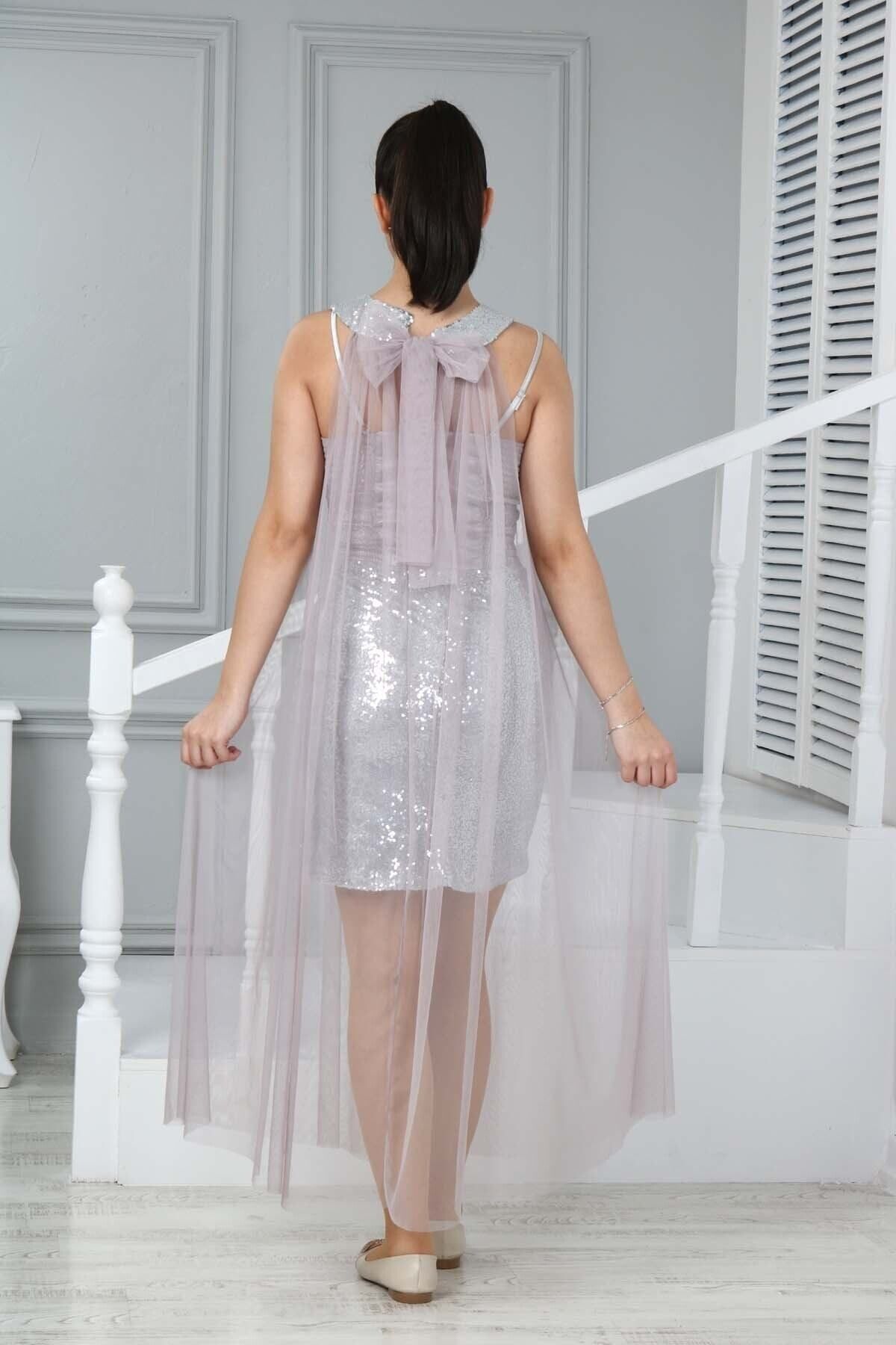 Jannock-Young Girl's Short Evening Dress Wedding Graduation Dress 9 Years-10 Years-11 Years-12 Years-13 Years-14 Years Old 8