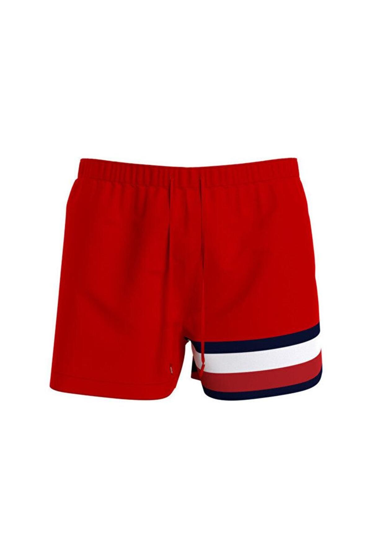 Tommy hilfiger red swim shorts outlet