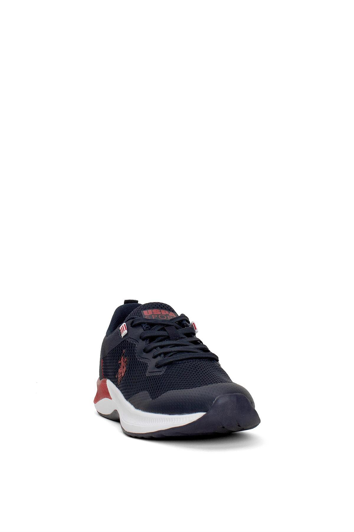 کتانی رانینگ U.S. Polo Assn. اورجینال مردانه برند یو اس پلو 24YFP1501779MTE BASE. Polo 101501779 Florin Men's Running Shoes Navy Blue - Red - تصویر 2