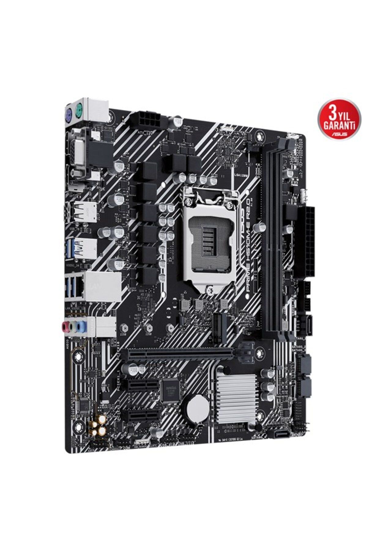 ASUS-PRIME H510M-E R2.0 DDR4 HDMI-DP PCIE 3.0 1200p v2 mATX 3