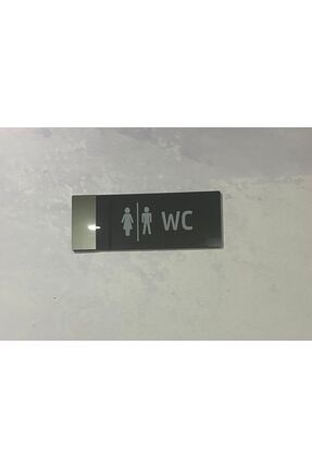 Dekokonsept Aynalı Klasik Seri Wc Yönlendirme Tabelası