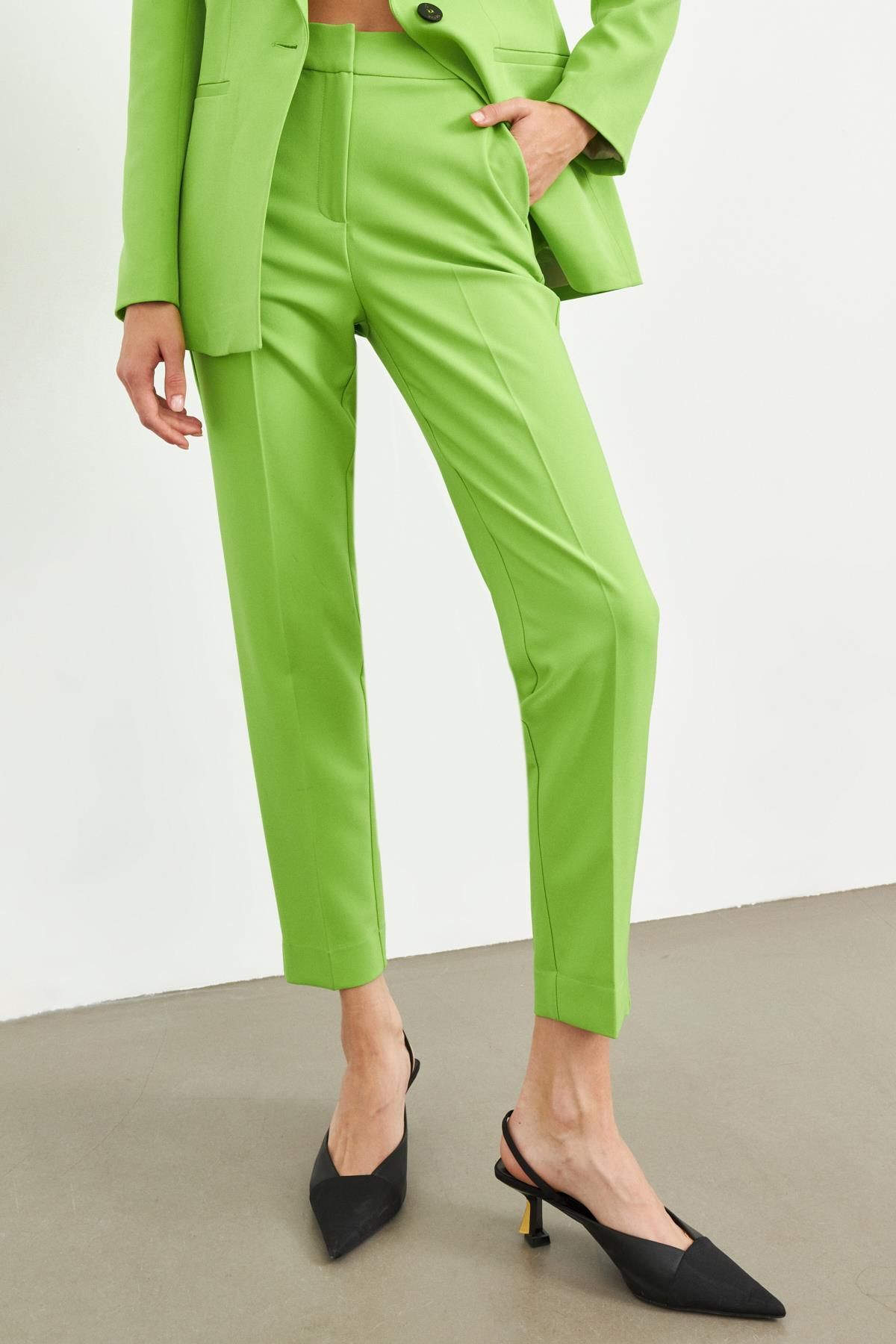 Neon green jacket zara discount