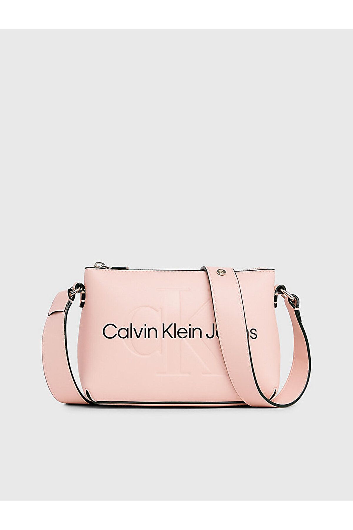 Calvin Klein Shoulder Bag Pink Plain