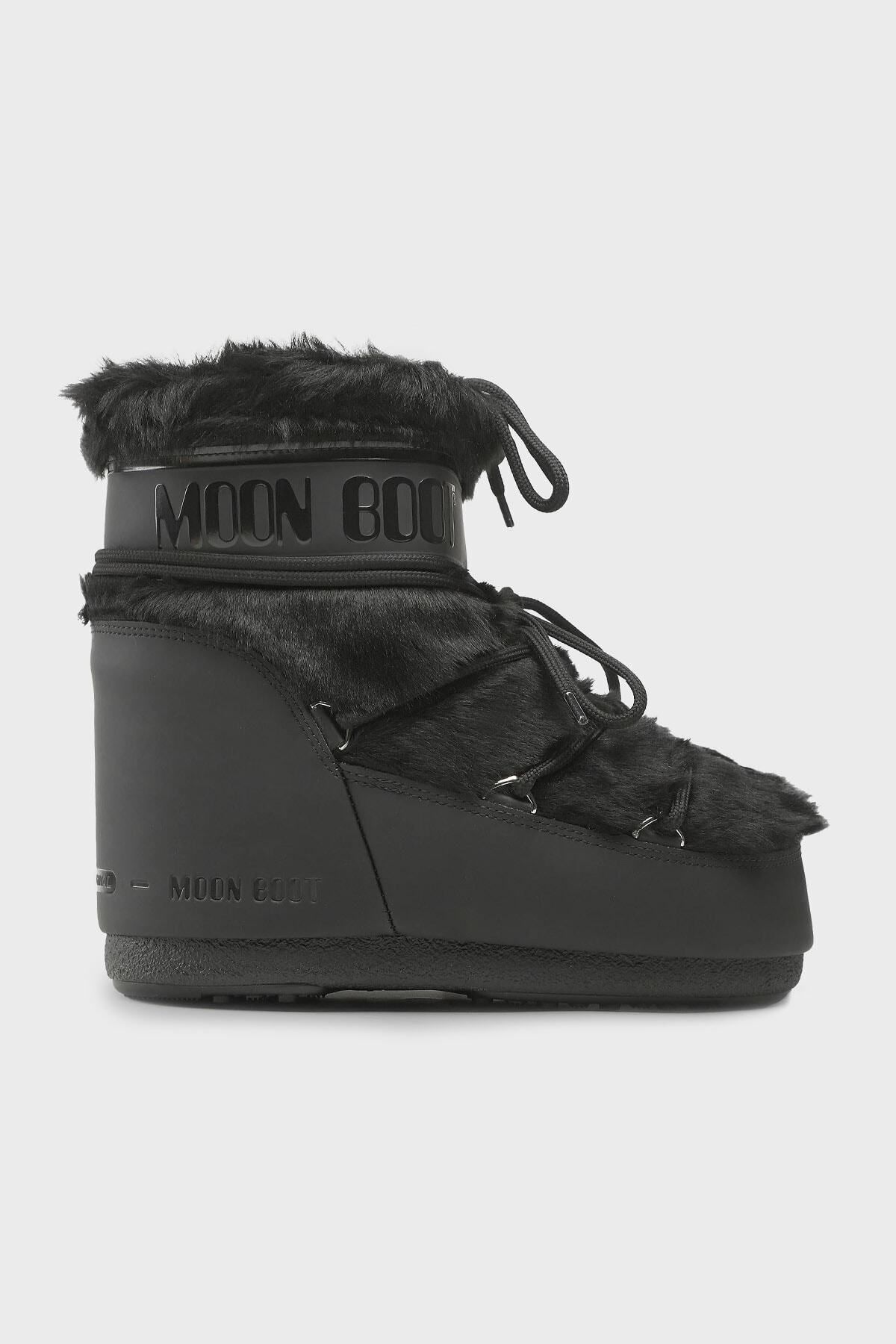 Faux fur moon boots top