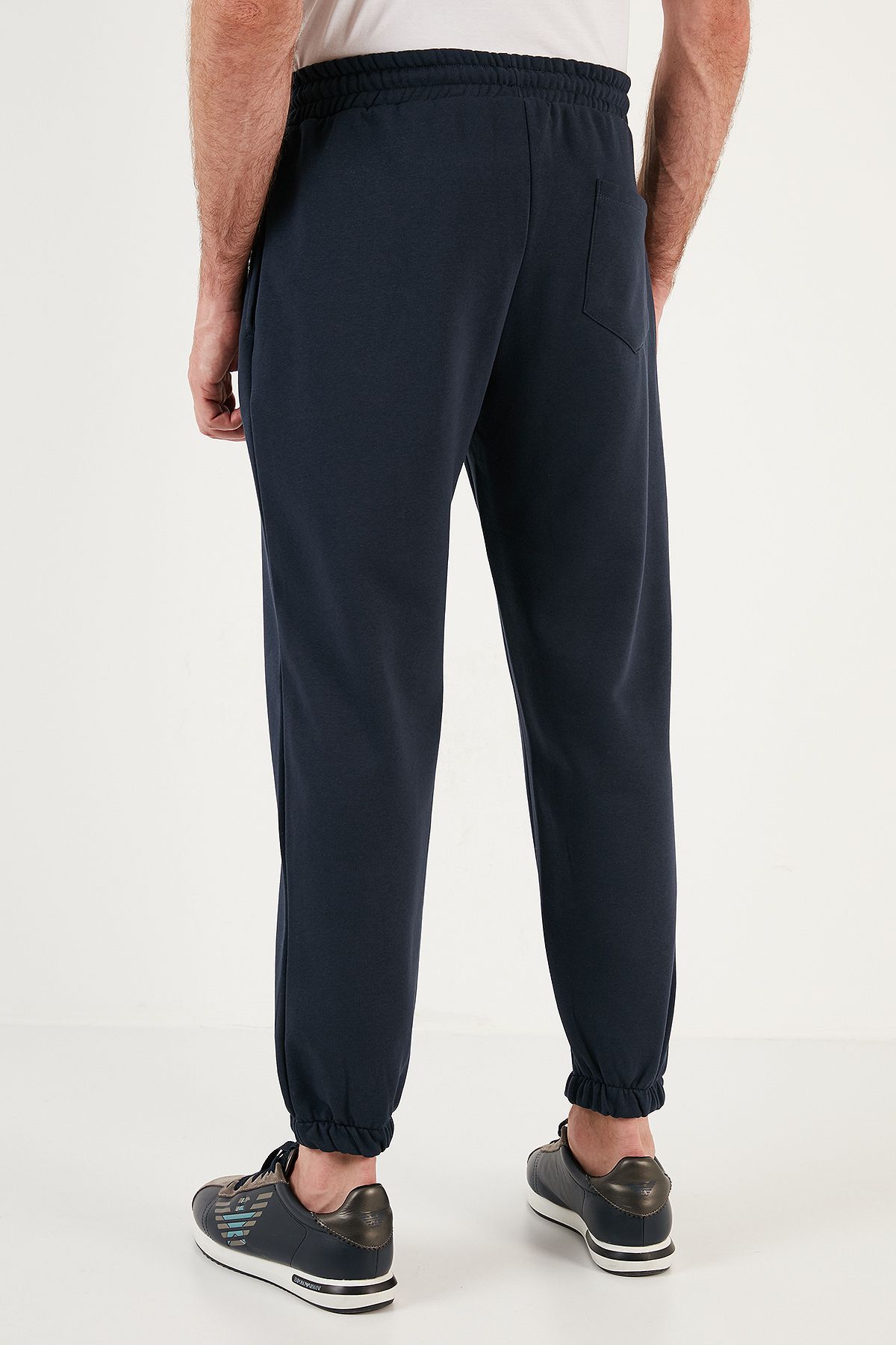 Buratti Cotton Waistbanded Relaxed Fit Jogger Sweatpants Men s