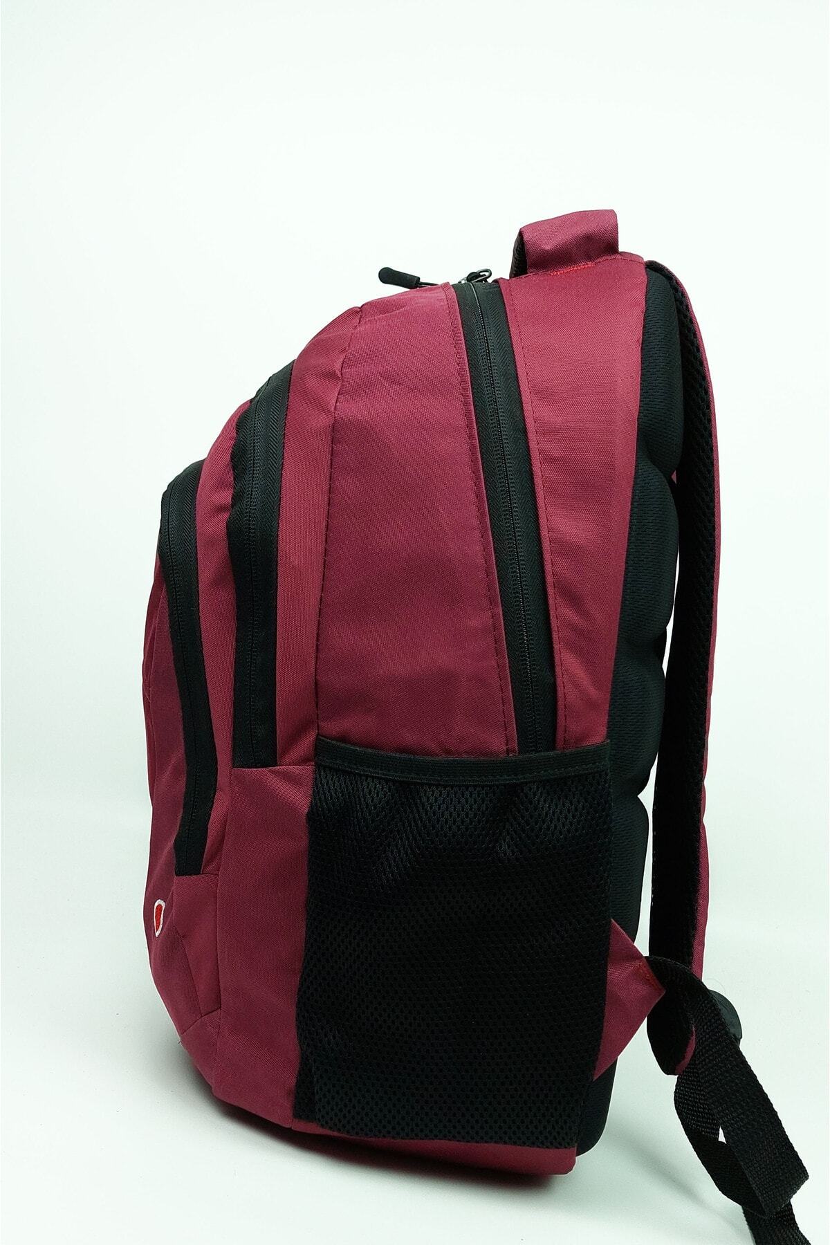 کوله پشتی زنانه بورگوندی toxo | TXS1000036 اورجینال - تصویر 5