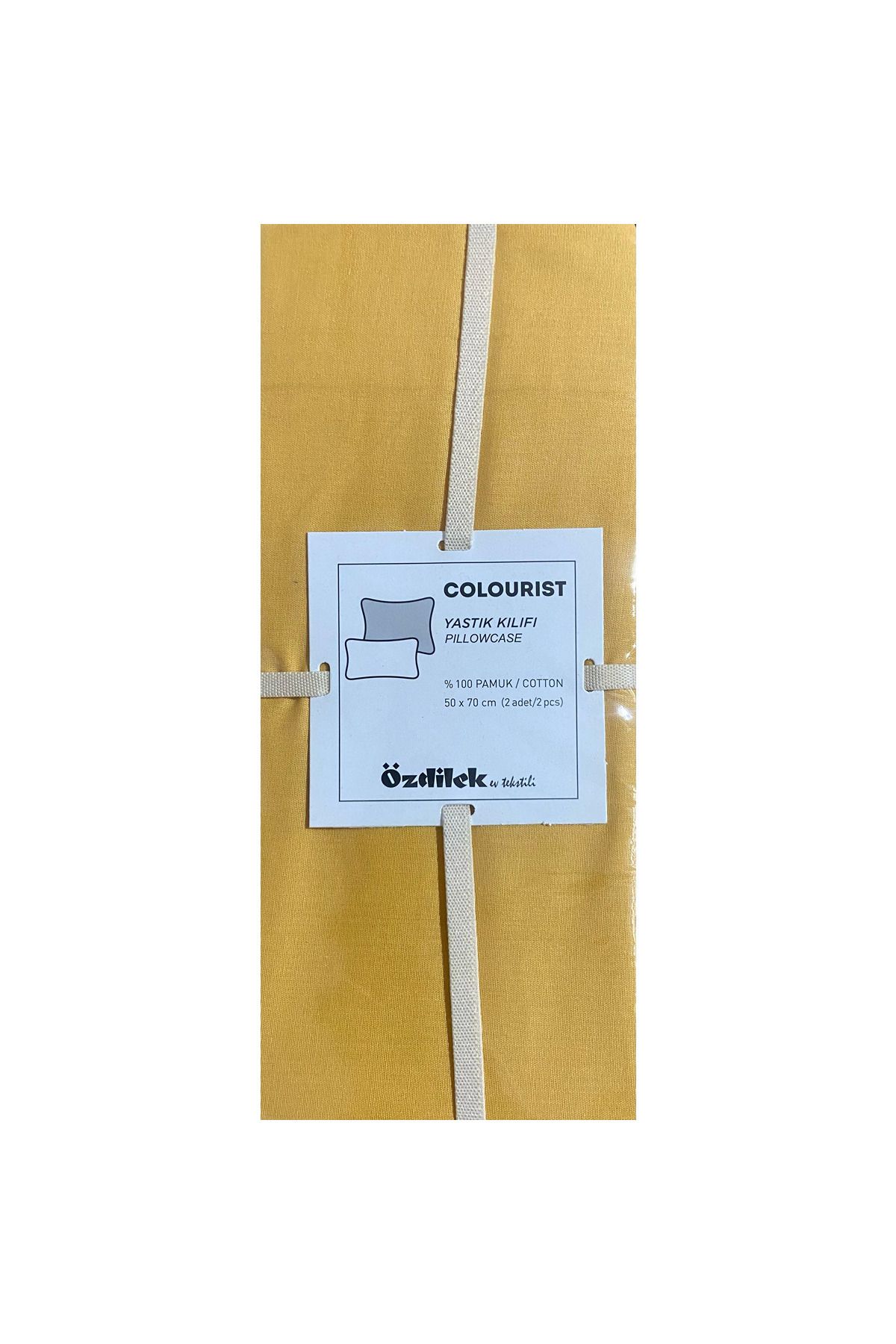 Özdilek-Colourist 2-Piece Pillowcase Gold 1