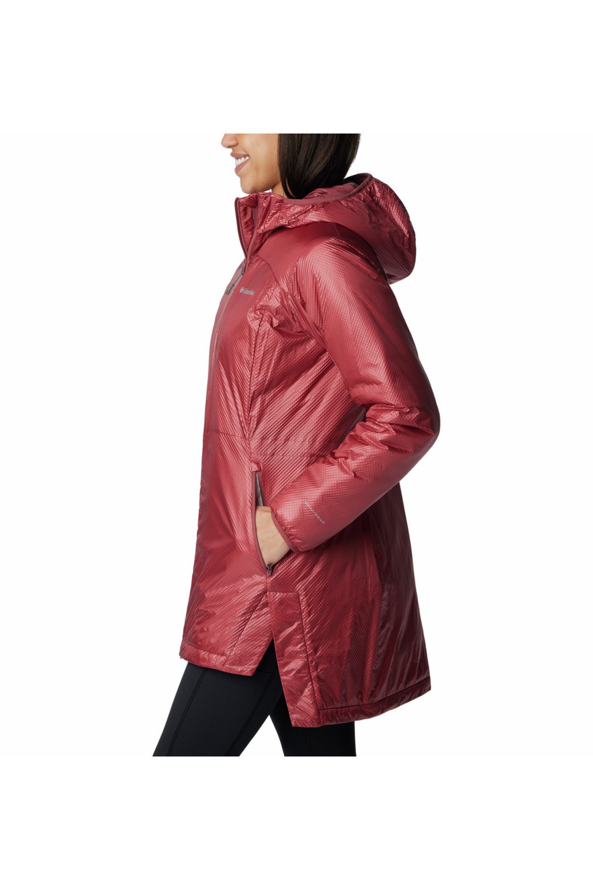 Columbia pink sale winter jacket