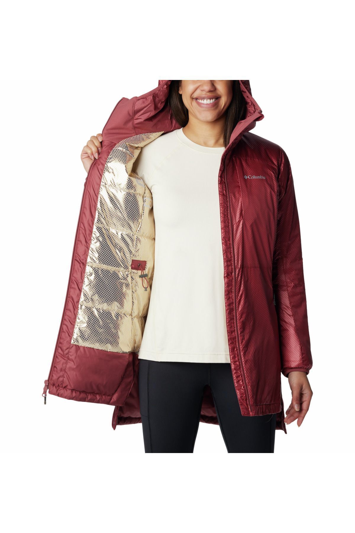 Pink and hotsell black columbia jacket