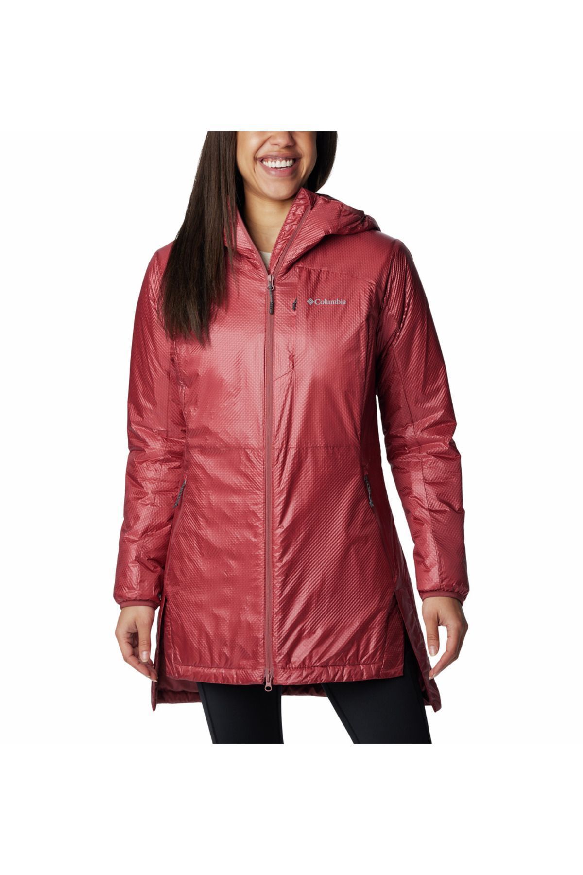 Columbia pink winter jacket discount