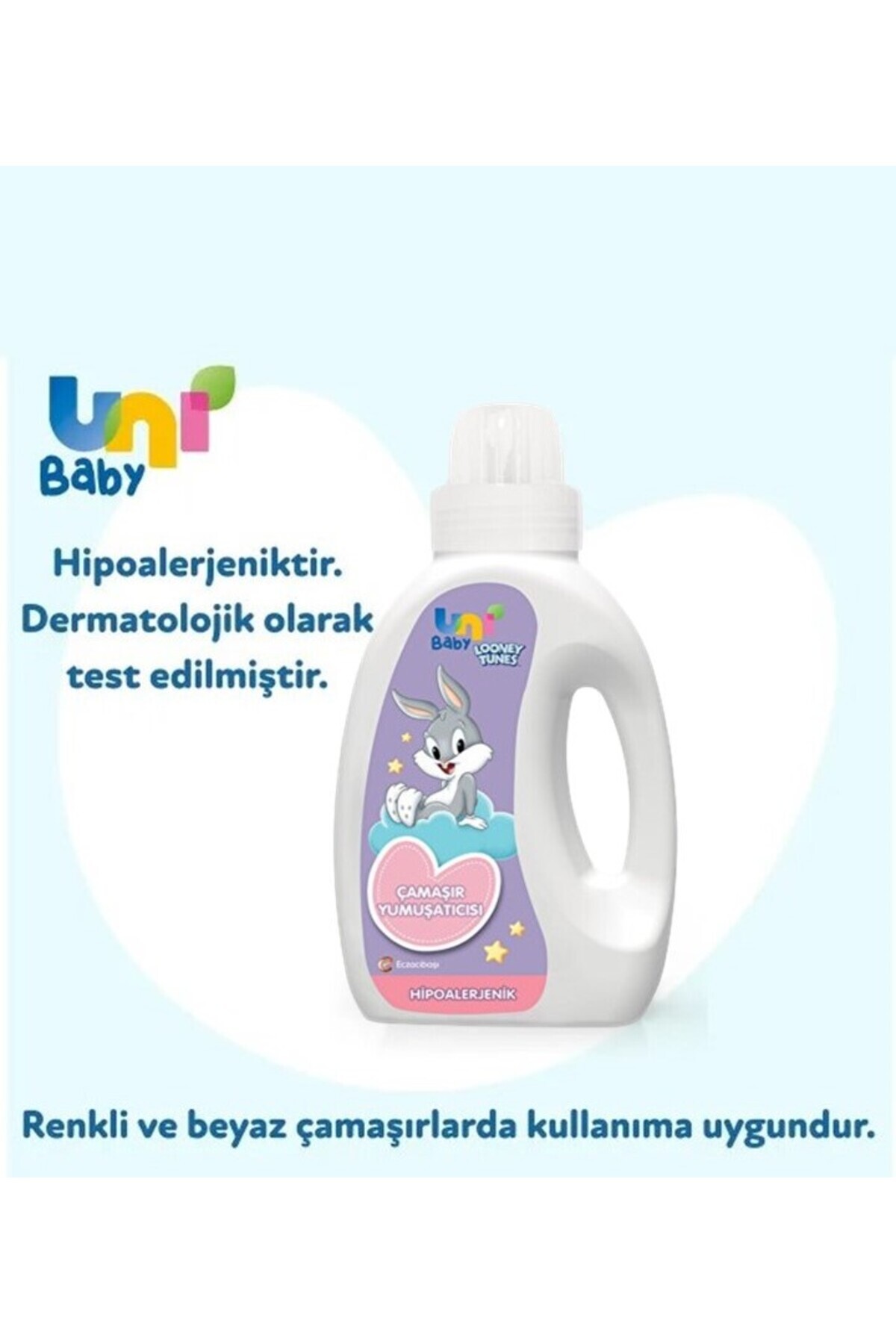 Uni Baby Aktif Sıvı Çamaşır Deterjanı 1000 ml + Çamaşır Yumuşatıcısı 1000 ml fotoğrafı 2 (önizleme)