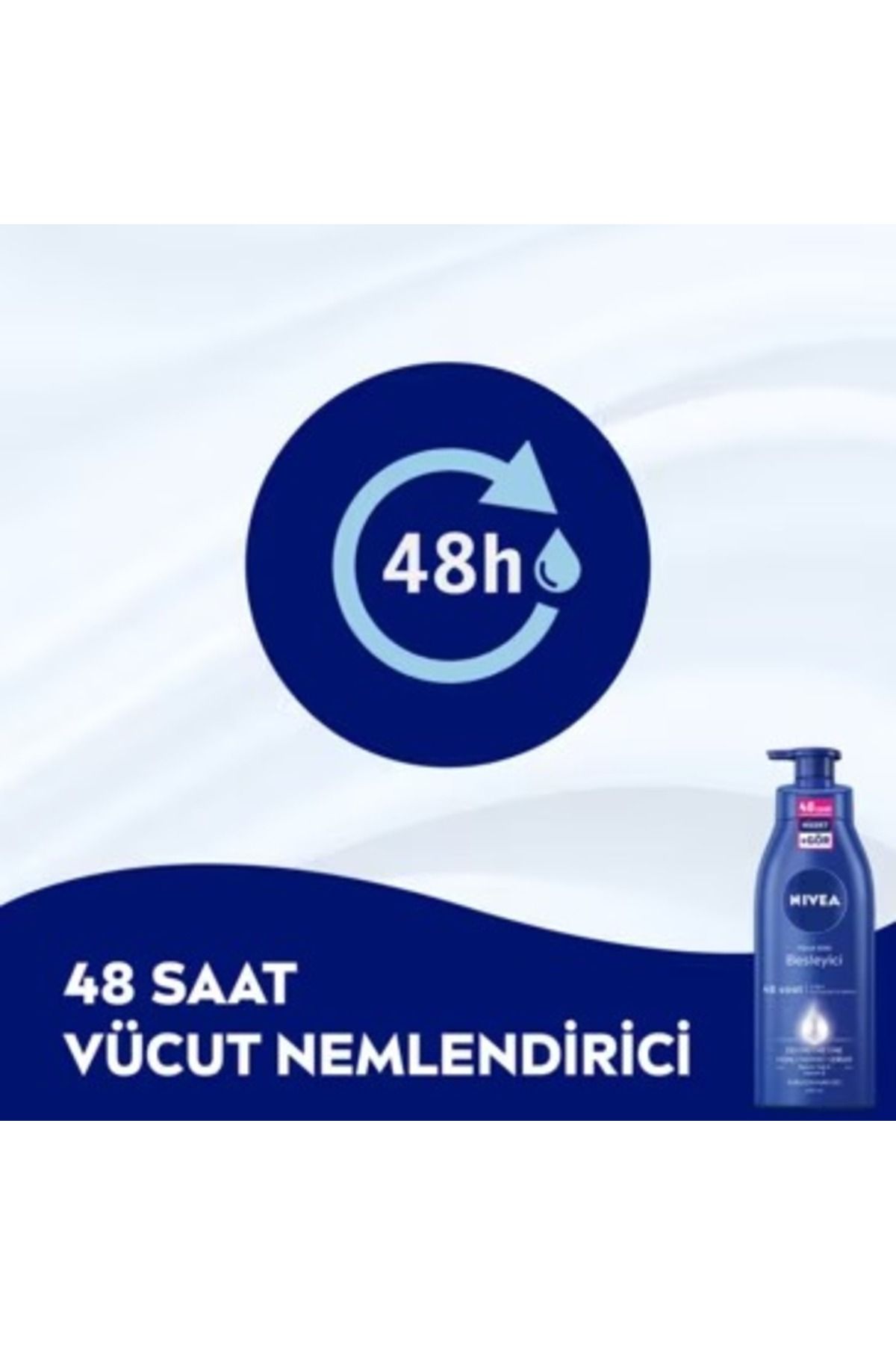 NIVEA-48 Hour Moisturizing Nourishing Body Milk - Vitamin E and Almond Oil 400 ml Dry and Very Dry Skin 4