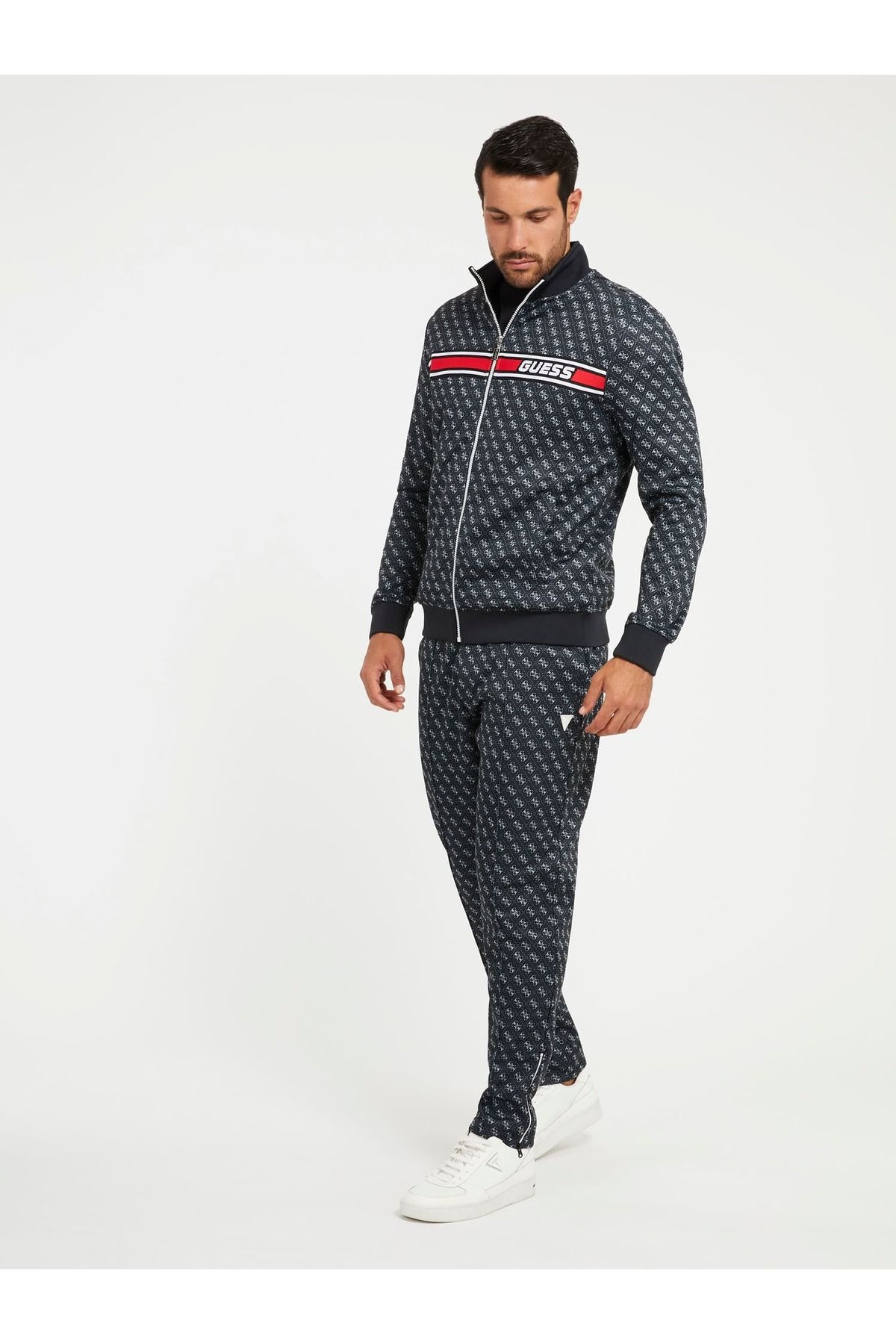 Guess Sweatpants Black Normal Waist Trendyol