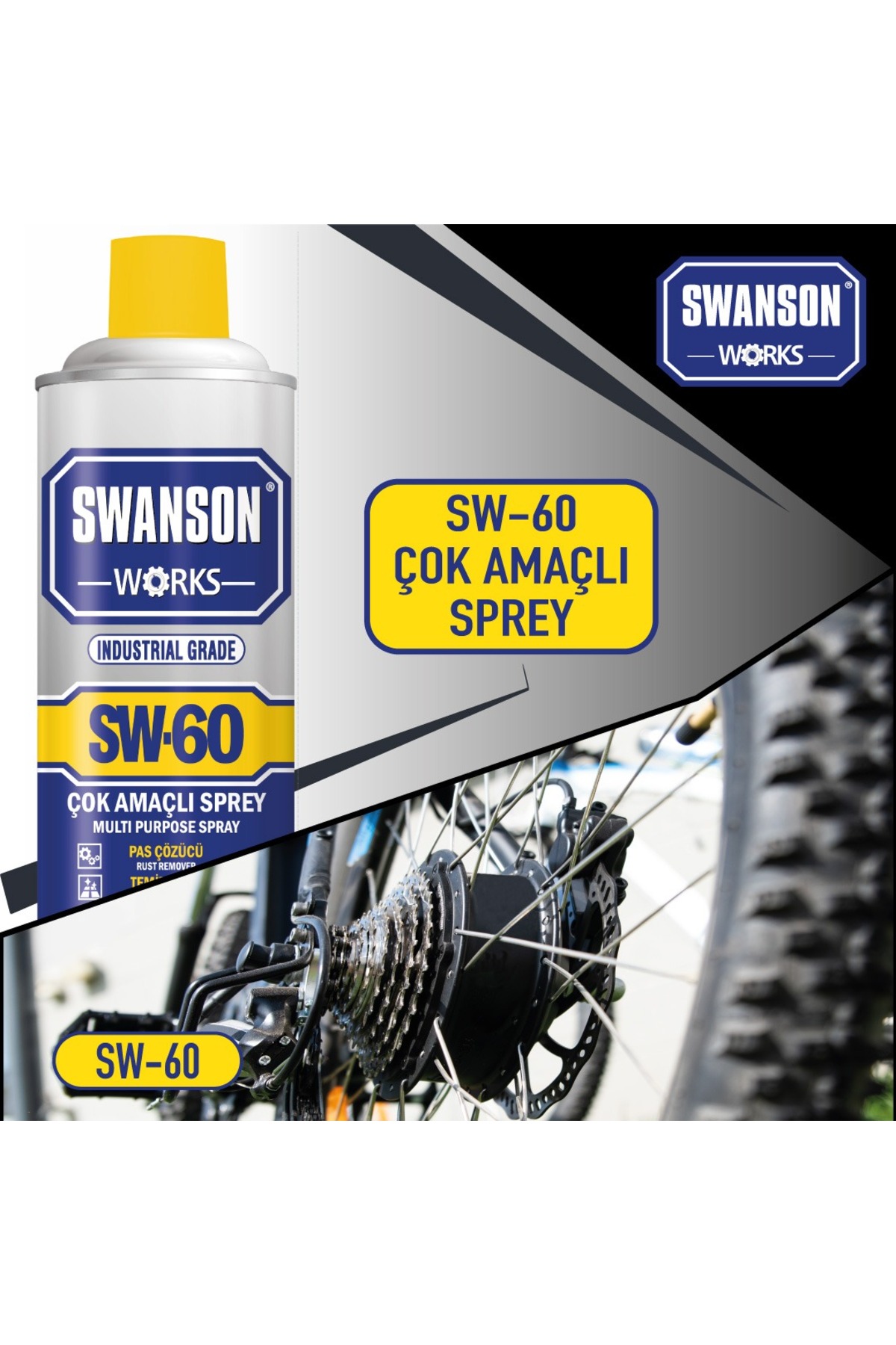 Swanson Works SW-60 Çok Amaçlı Makine Tabanca ve Tüfek İçin Etkili Makine Yağlama Spreyi 400 ML 4