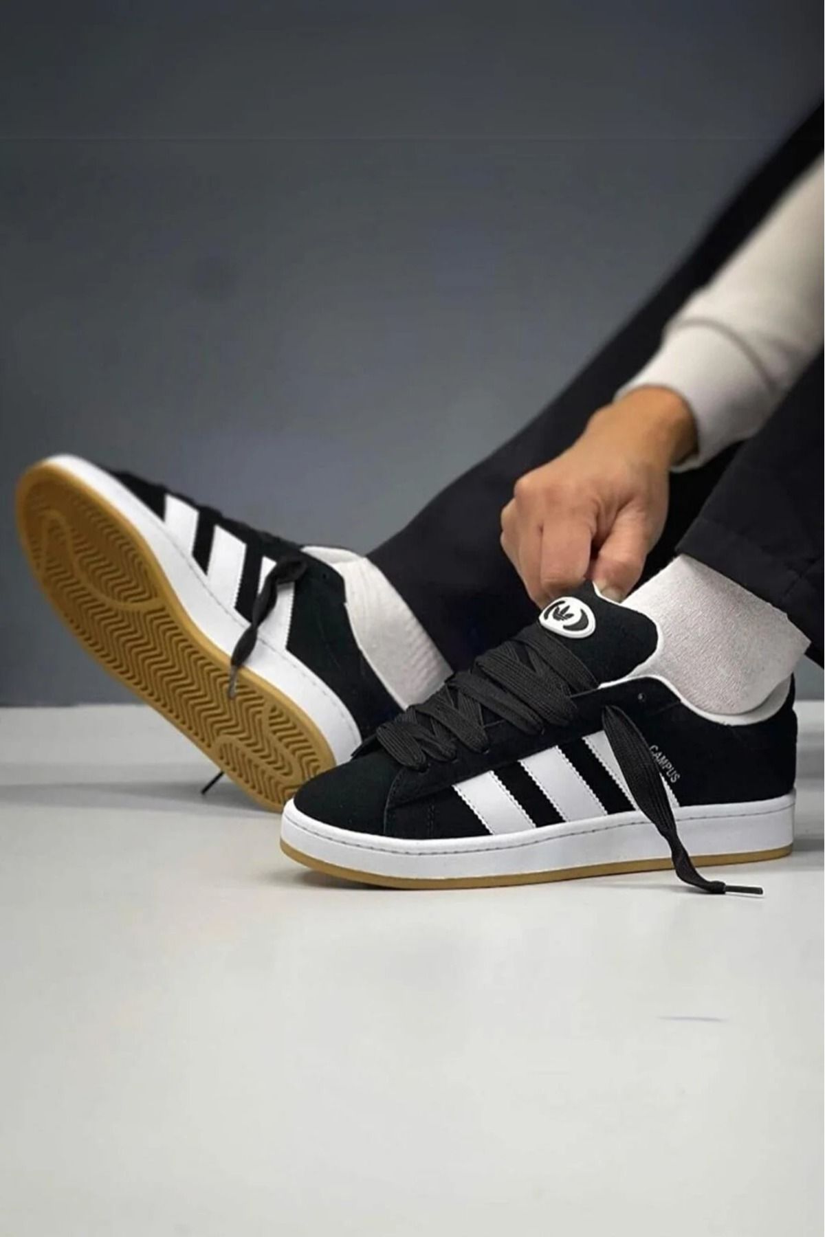 MODENS Black Campus 00s Spor Ayakkabı(Çorap Bağcık hediyeli)