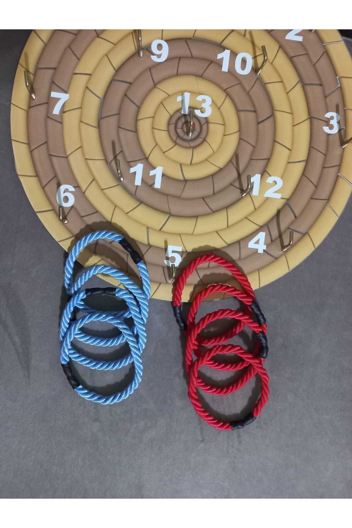 Tiydem-Ring Throwing Game Safe Needle-Free Dart Game Ring Dart Hoop Throwing Game 5