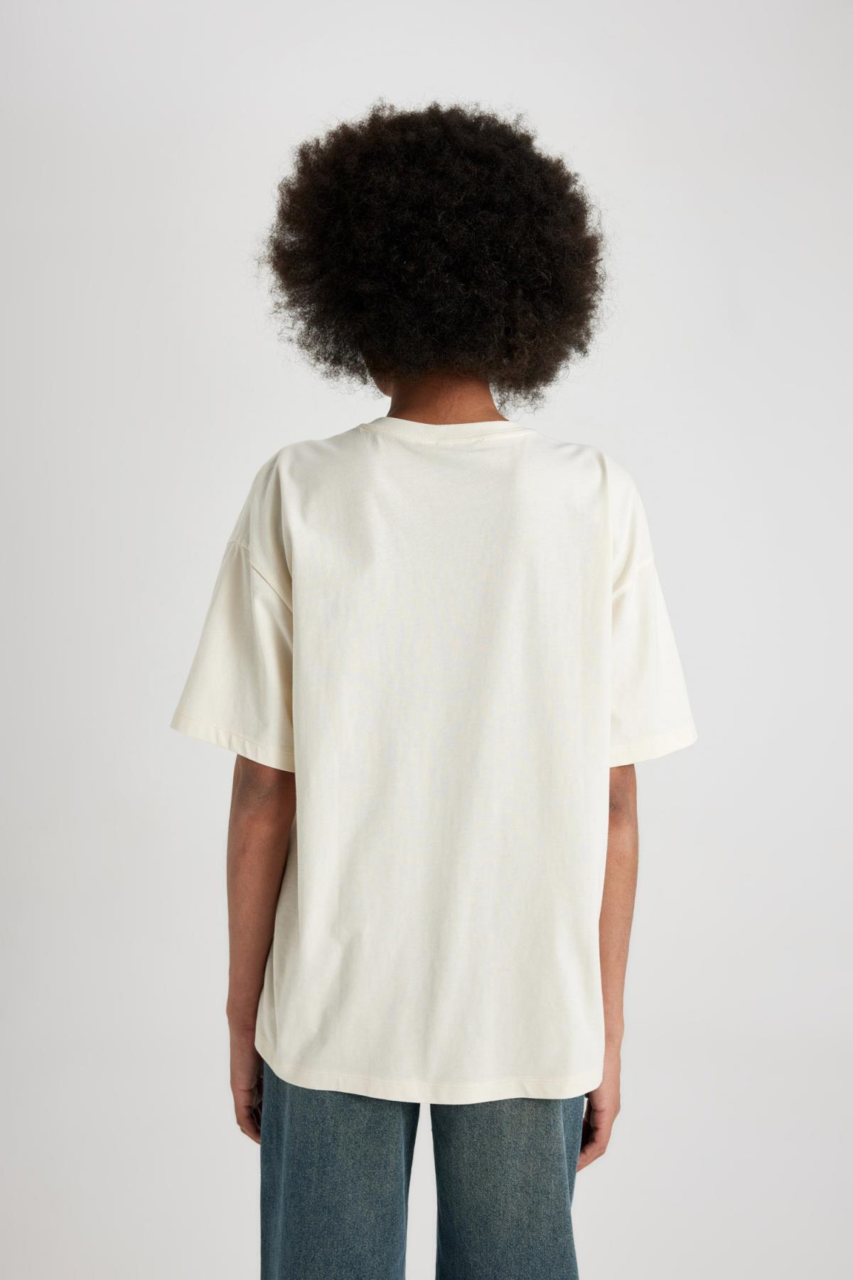 تی شرت زنانه دفاکتو | C3769AX24SM Defacto - Image 5