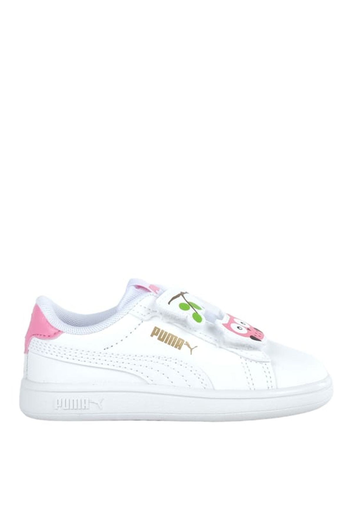 کفش پیاده روی دخترانه سفید 39728601-Puma Smash 3.0 Badges V PS