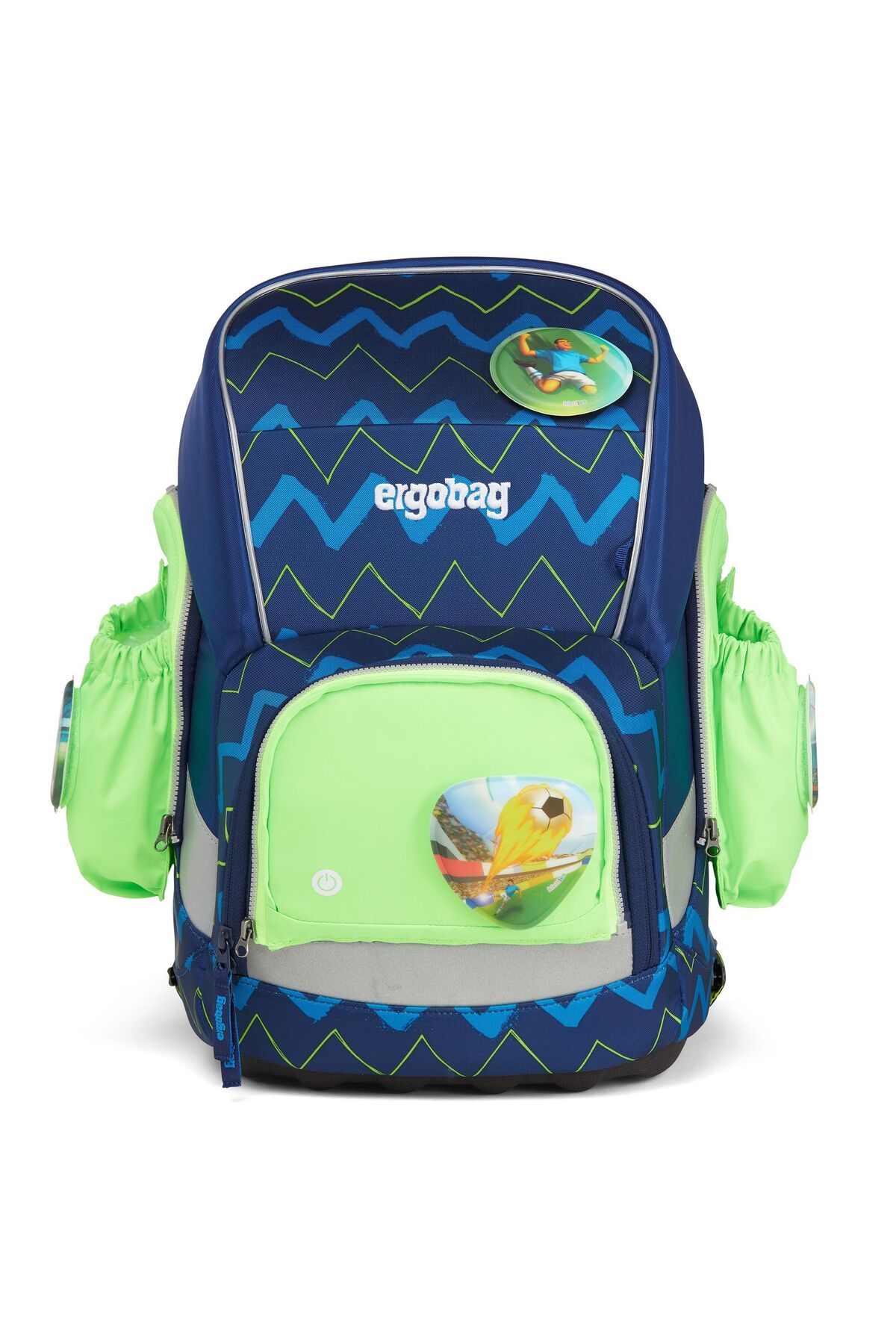 Ergobag-Zubehör Fluo Led Seitentaschen Sicherheitsset 3tlg. 6