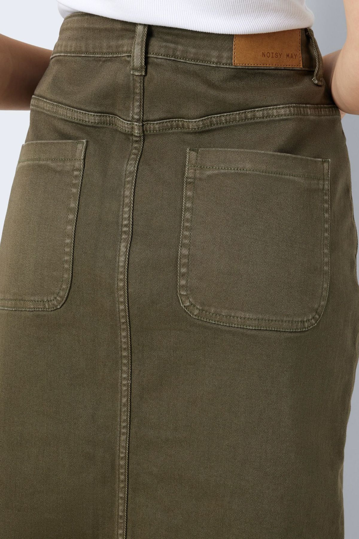 Noisy May-NMSIRA HW COLOR SLIM DENIM SKIRT 6