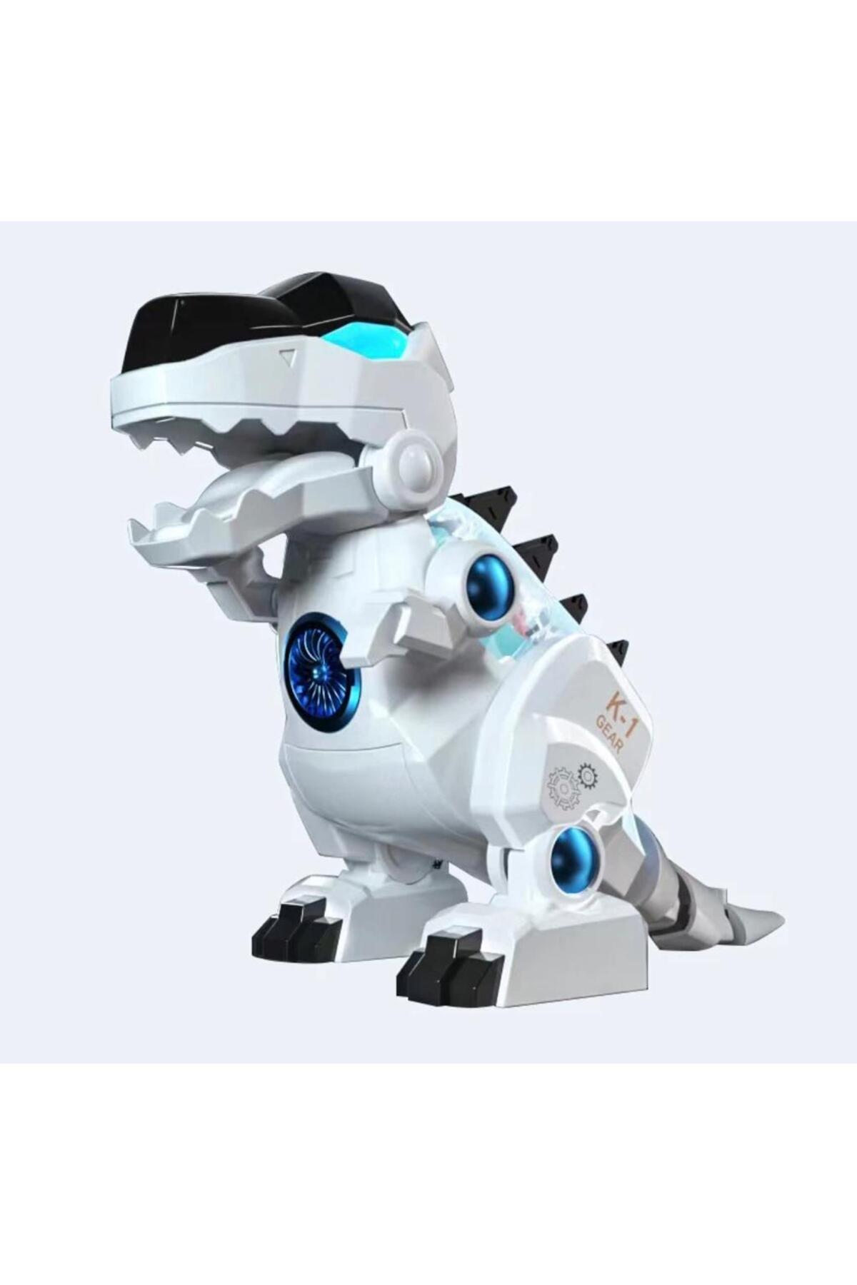 OyuncakZade Müzikli ve Işıklı Robot Oyuncak Dinazor Sağa Sola Hareket Edebilir fotoğrafı 2 (önizleme)