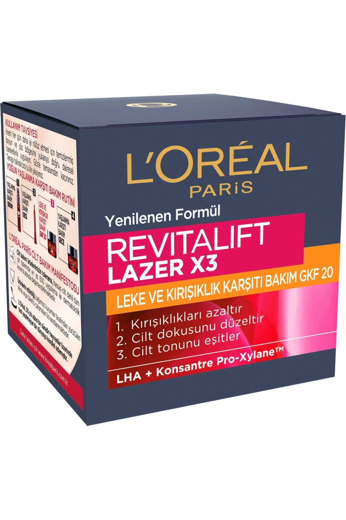 L'Oreal Paris سرم شبانه بازسازی کننده و ضد چروک با رتینول پاک Revitalift Laser Pure