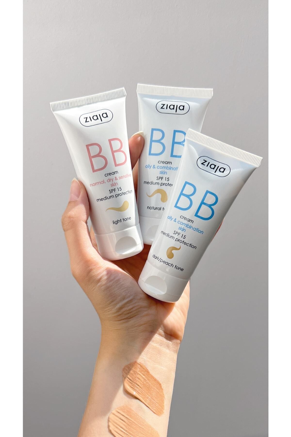 Bb Cream SPF15 Natural Tone برای پوست های نرمال، خشک و حساس 50 میلی لیتر. Ziaja